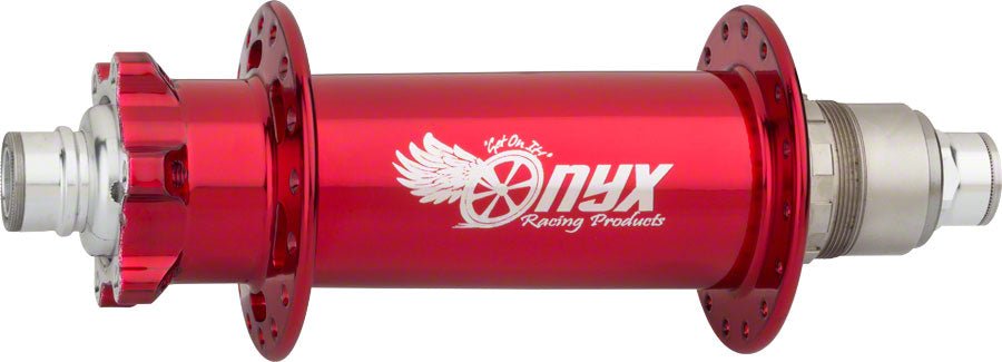 Onyx Fat Bike Rear Hub - 12 x 197mm 6-Bolt XD Candy Red 32H - The Lost Co. - ONYX Racing Products - HU7358 - -