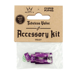 Peatys Tubeless Valve Accessory Kit Violet - The Lost Co. - Peaty's - B-YE2711 - 5060541582651 - -