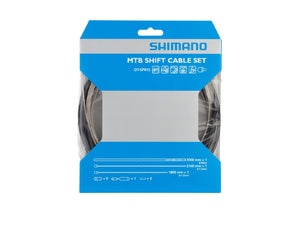Shimano MTB Stainless Derailleur Cable and Housing Set, Black - The Lost Co. - Shimano - Y60098021 - 689228602885 - Default Title -