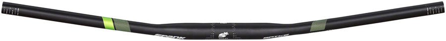 Spank Spike 800 Vibrocore Riser Handlebar: 31.8 800mm 50mm Rise Black/Green - The Lost Co. - Spank - HB7179 - 4710155961403 - -