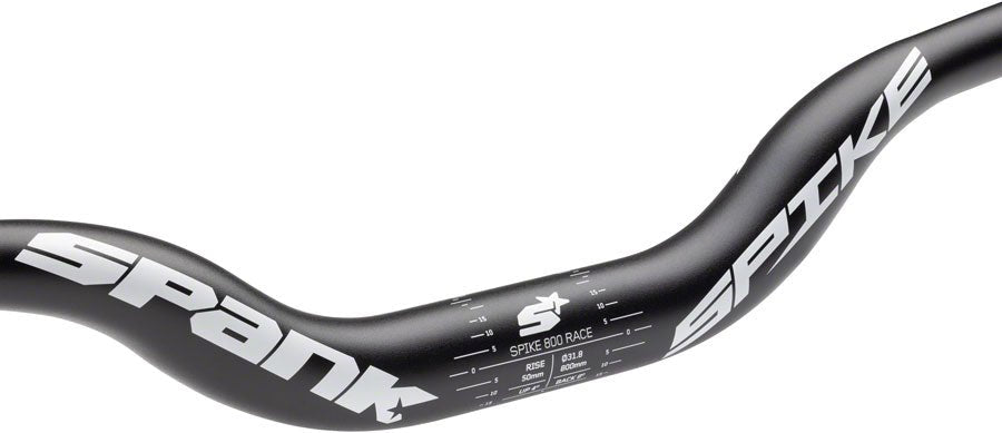 Spank Spike Race Bars 800mm Wide 50mm Rise 31.8mm Clamp Matte Black - The Lost Co. - Spank - HB7140 - 4717760767918 - -
