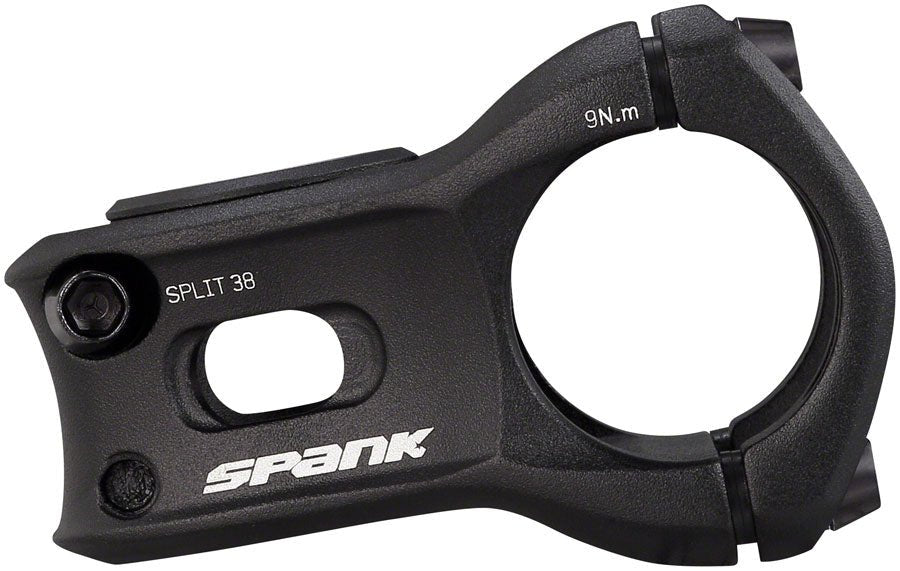 Spank Split Stem - 38mm Length - 31.8mm Clamp - Black - The Lost Co. - Spank - SM3445 - 4710155963889 - -