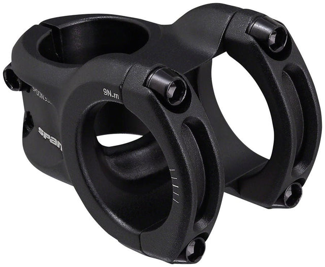 Spank Spoon 318 Stem - 33mm Length - 31.8mm Clamp - Black - The Lost Co. - Spank - B-SP3640 - 4710155967979 - -