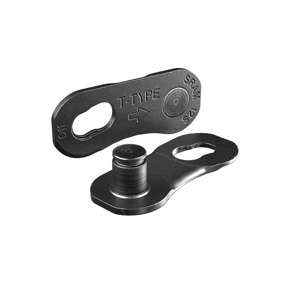 SRAM Eagle T-Type PowerLock Flattop Connector Link - 12-Speed, For Eagle T-Type Flattop Chain Only, PVD Coated, Black, 4 Pack - The Lost Co. - SRAM - 00.2518.059.008 - 710845886195 - -