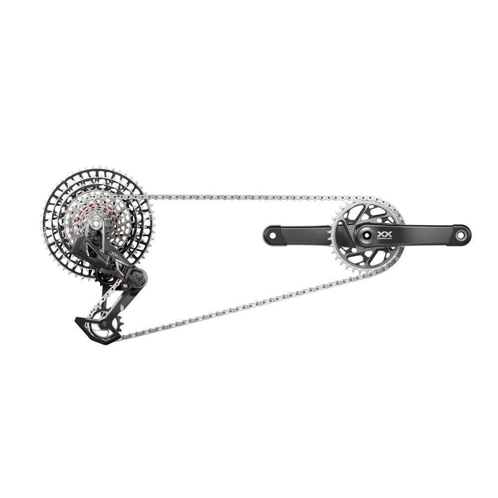 SRAM XX SL T-Type Eagle Transmission AXS Groupset - The Lost Co. - SRAM - 00.7918.166.002 - 710845892219 - 165mm -