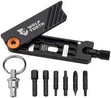 Load image into Gallery viewer, Wolf Tooth 6-Bit Hex Wrench Multi-Tool with Keyring - Black - The Lost Co. - Wolf Tooth - TL0132 - 810006805789 - -