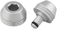 Load image into Gallery viewer, Wolf Tooth Axle Trainer Caps Silver - The Lost Co. - Wolf Tooth - FK8335 - 812719029889 - -