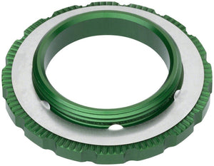 Wolf Tooth CenterLock Rotor Lockring - External Splined Green - The Lost Co. - Wolf Tooth - B-WQ4105 - 810006805642 - -