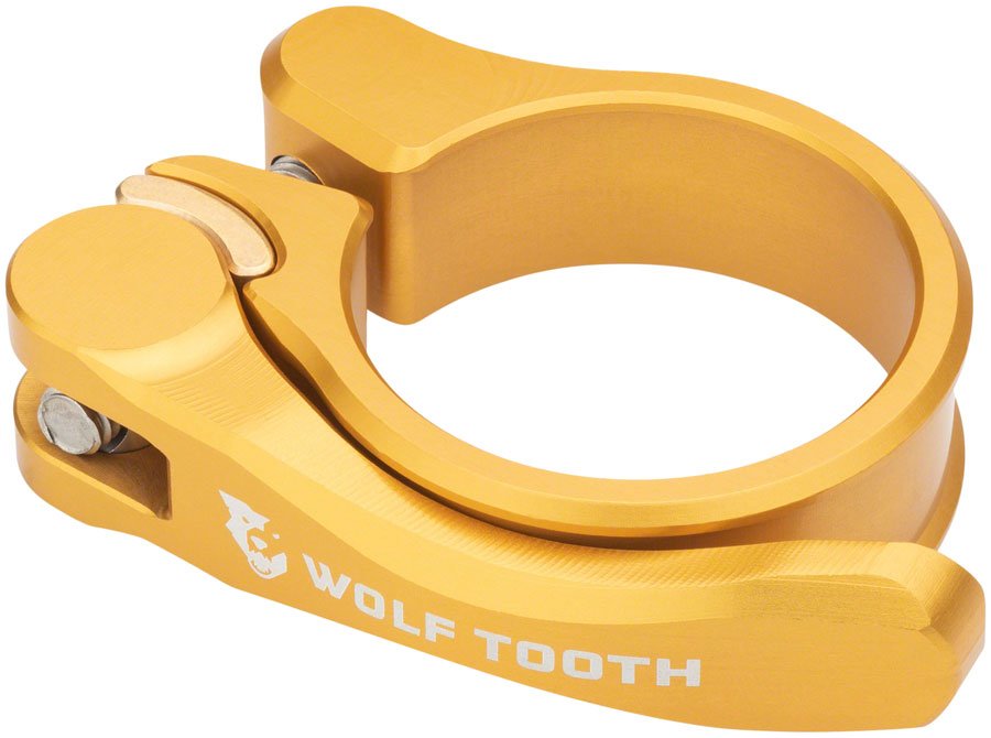 Wolf Tooth Components Quick Release Seatpost Clamp - 29.8mm Gold - The Lost Co. - Wolf Tooth - ST1363 - 810006803860 - -