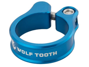 Wolf Tooth Components Seatpost Clamp - The Lost Co. - Wolf Tooth Components - SC-35-BLU - 810006800180 - Blue - 34.9mm