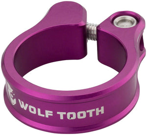 Wolf Tooth Seatpost Clamp - 28.6mm Purple - The Lost Co. - Wolf Tooth - ST1747 - 810006802832 - -