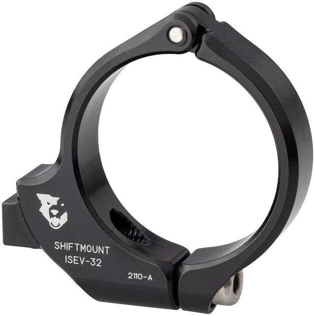 Wolf Tooth ShiftMount Drop Bar Clamp - I-Spec EV Shifter to 31.8mm Handlebar Clamp - The Lost Co. - Wolf Tooth Components - ST1394 - 810006805406 - -