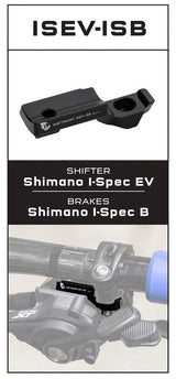 Wolf Tooth ShiftMount - I-Spec-EV Shifter to I-Spec-AB Brake - The Lost Co. - Wolf Tooth Components - B-WQ0532 - 810006800470 - -