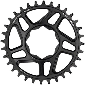 Wolf Tooth Trek TQ Direct Mount Chainring - Drop-Stop B - 30T - Black - The Lost Co. - Wolf Tooth - CR3618 - 810006807080 - -
